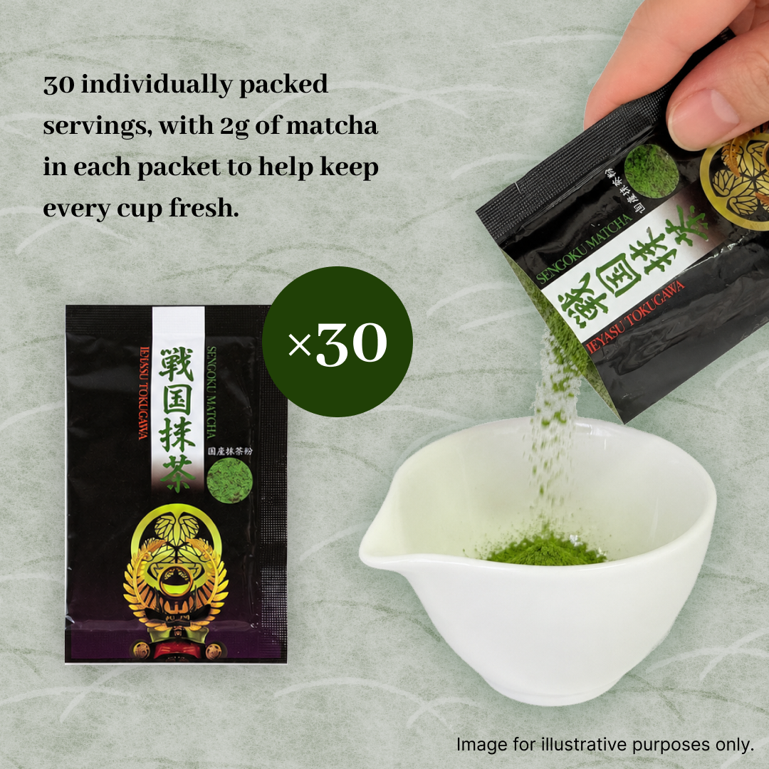 Sengoku Matcha – 30 Single-Serve Packs