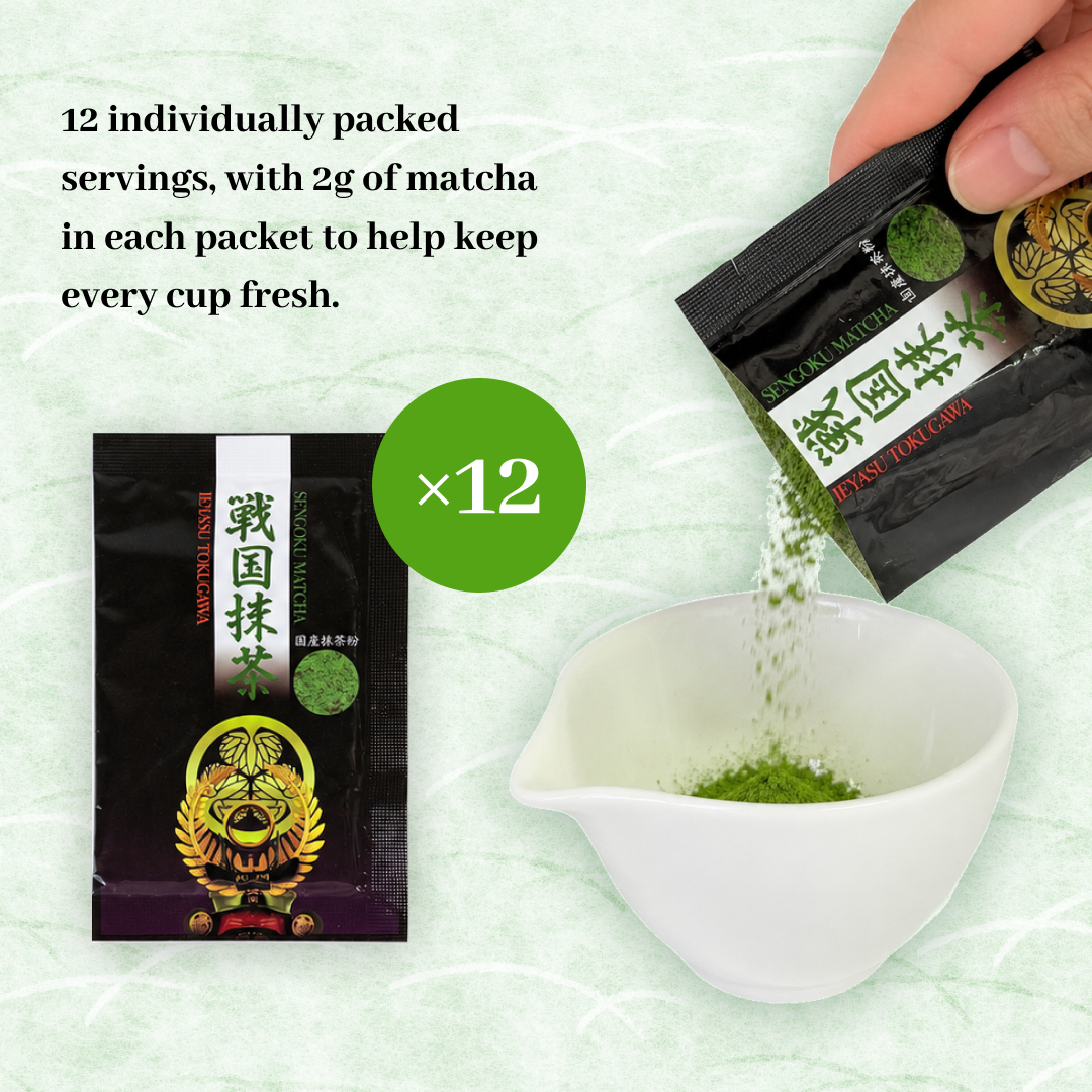 Sengoku Matcha – 12 Single-Serve Packs